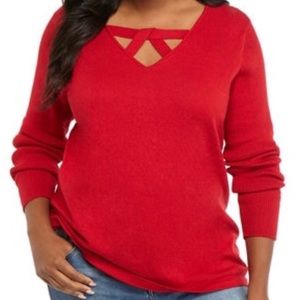 🔴KIM ROGERS RED SWEATER🔴🔴